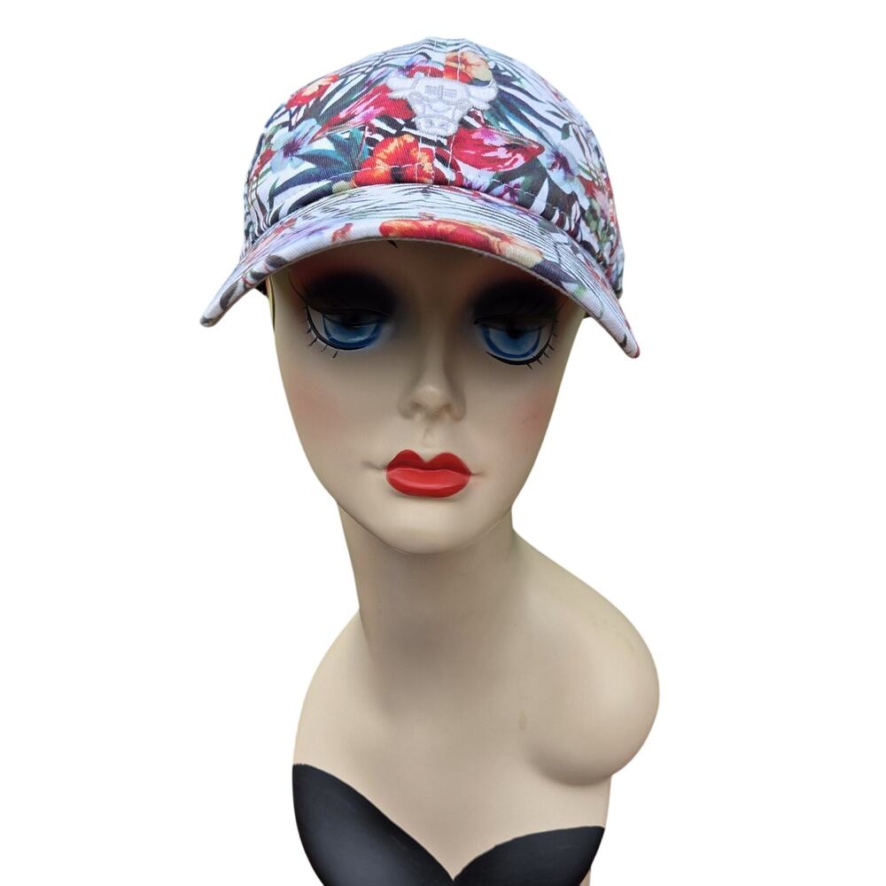 Chicago Bulls Tropical Floral Hat | Resort Streetwear Y2K New Era Cap - Picture 3 of 10